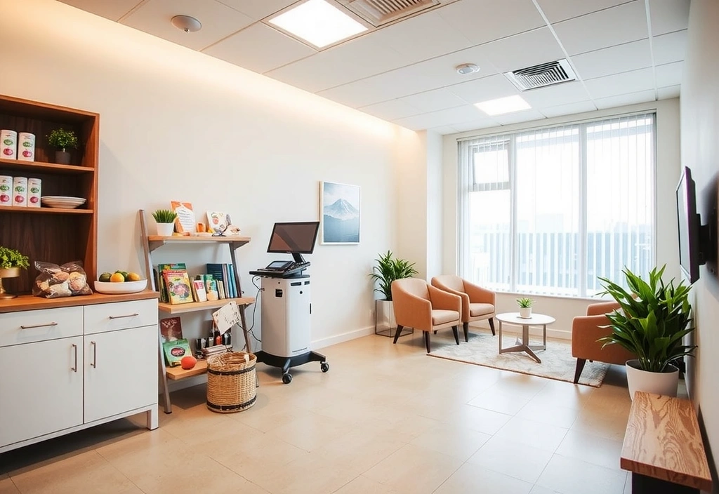 Moderne Praxisräume der AlpenVital Ernährungsberatung